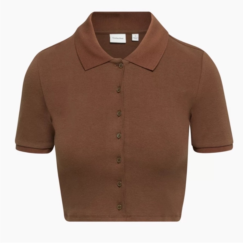 Aritzia Sunday Audio Top NWT - Picture 4 of 5
